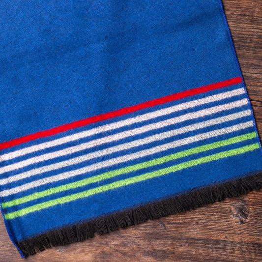 Swole Panda Navy Fine Stripe Bamboo Scarf