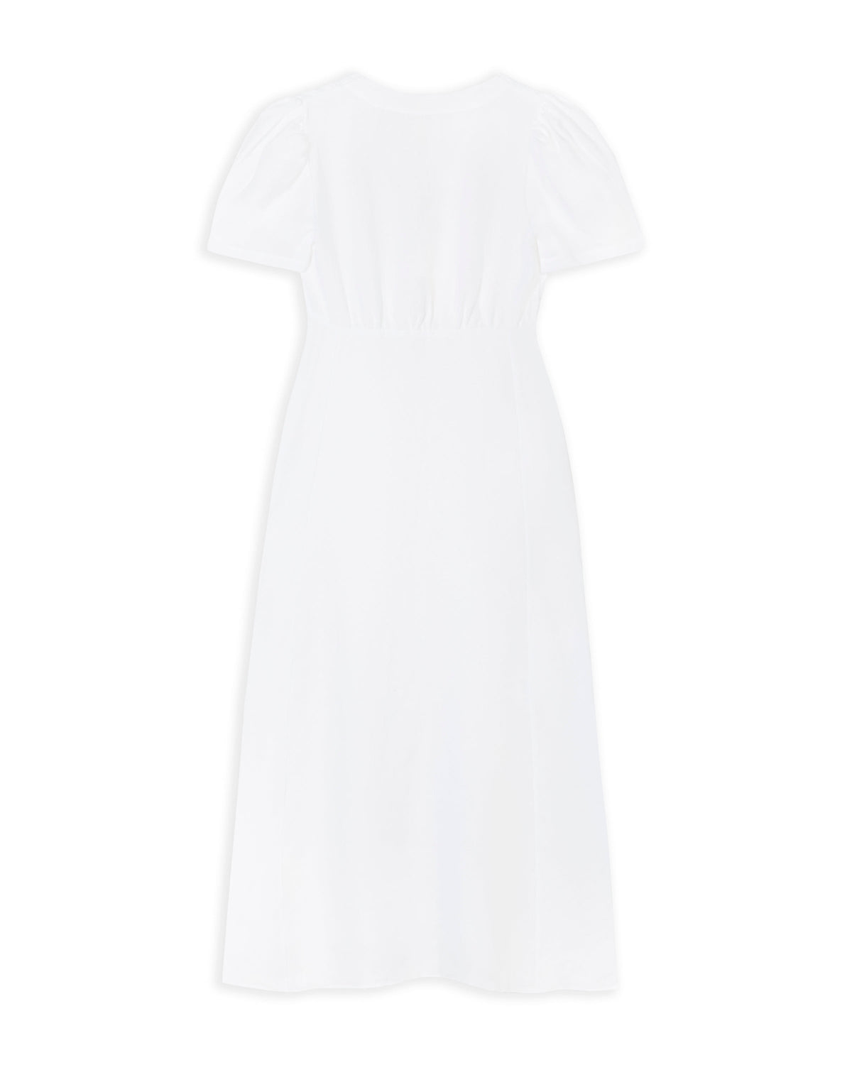 Má + Lin Daisy Linen Dress - White
