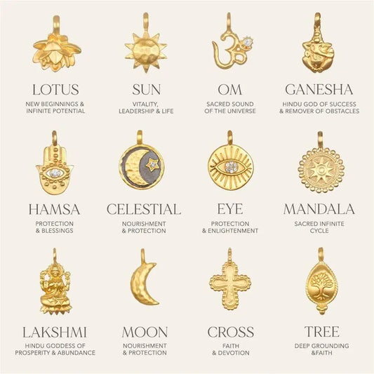 Savaé Design Spiritual Journey Symbol Charms