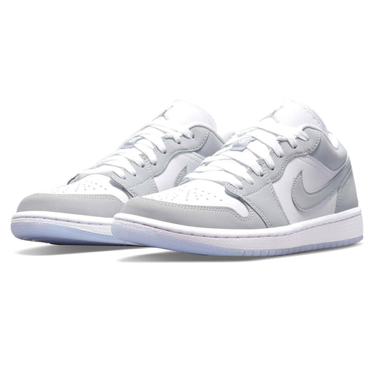 Air Jordan 1 Low Wmns 'White Wolf Grey' - Bascora