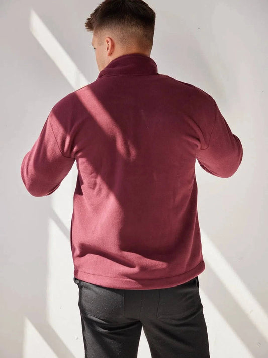 Antibes Fleece – Burgundy - Bascora