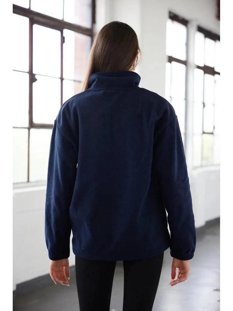 Courchevel Ski Club Fleece – Quarter Zip Navy - Bascora