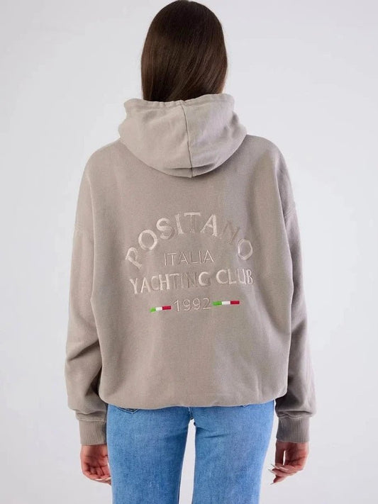 Cream Positano Heavyweight Hoodie - Bascora