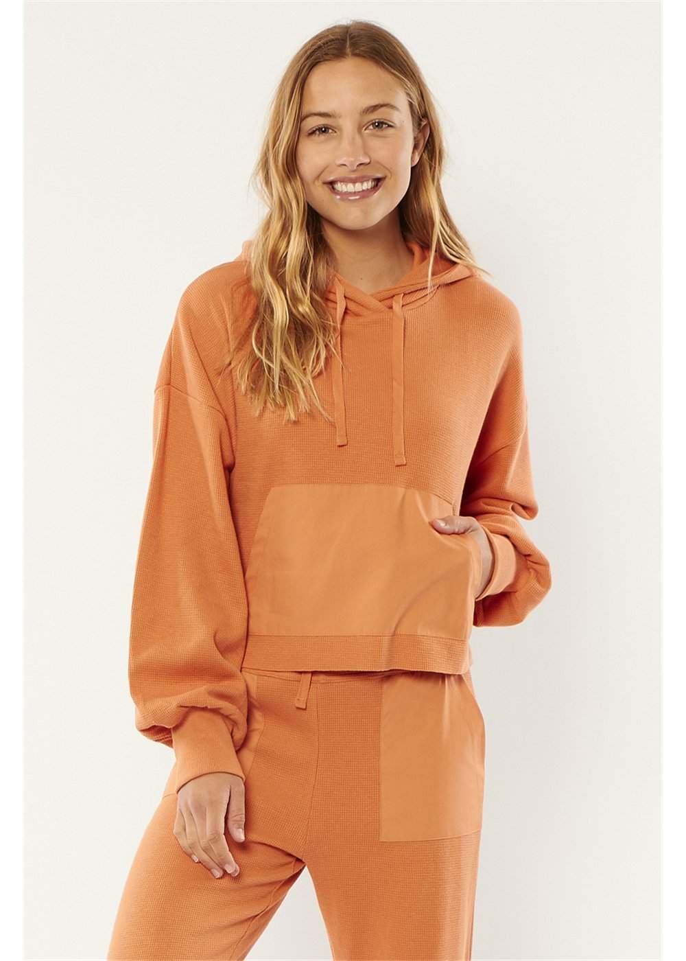 Sisstrevolution Abby L/S Knit Thermal Hoodie