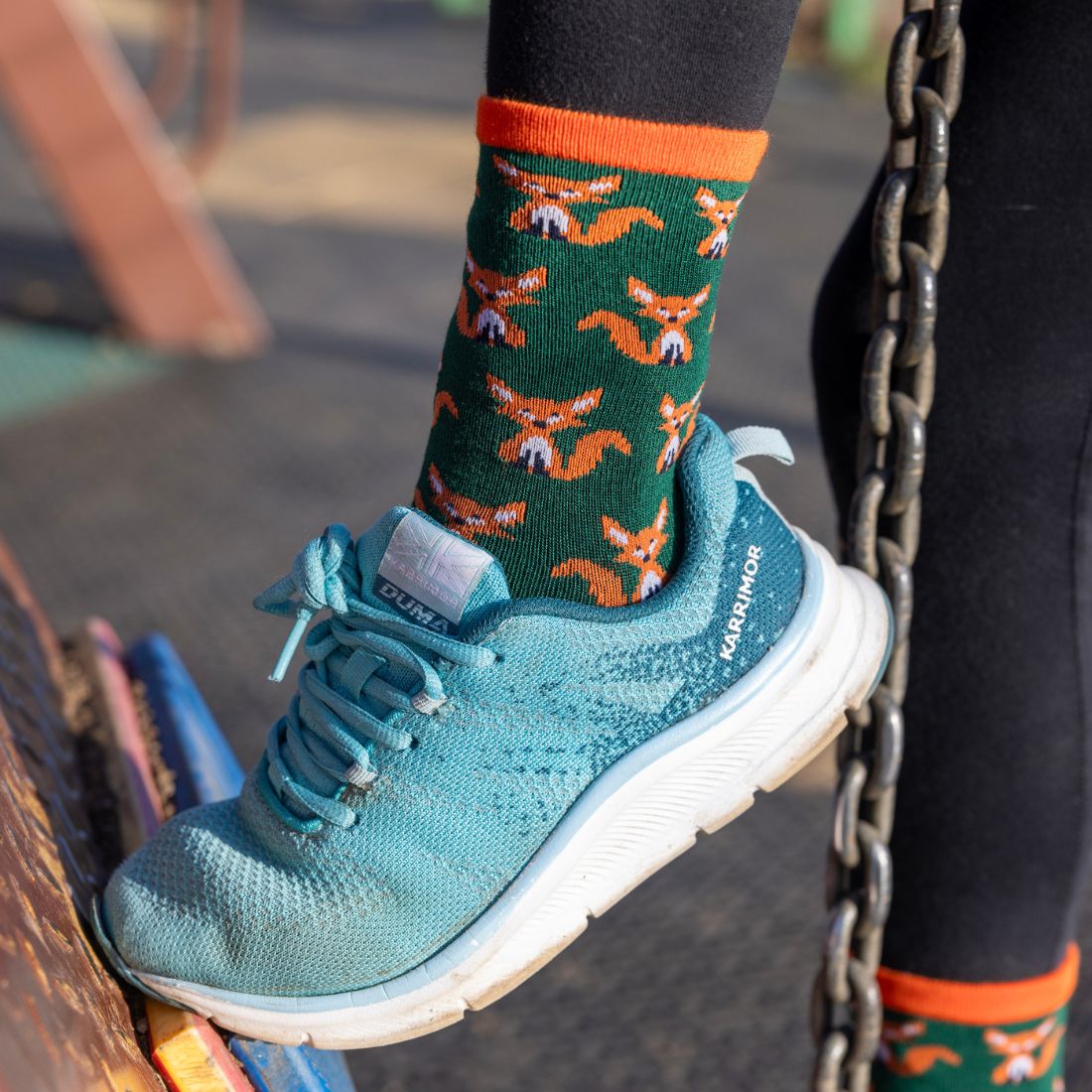 Fox Matching Bamboo Socks – Adult & Child - Bascora