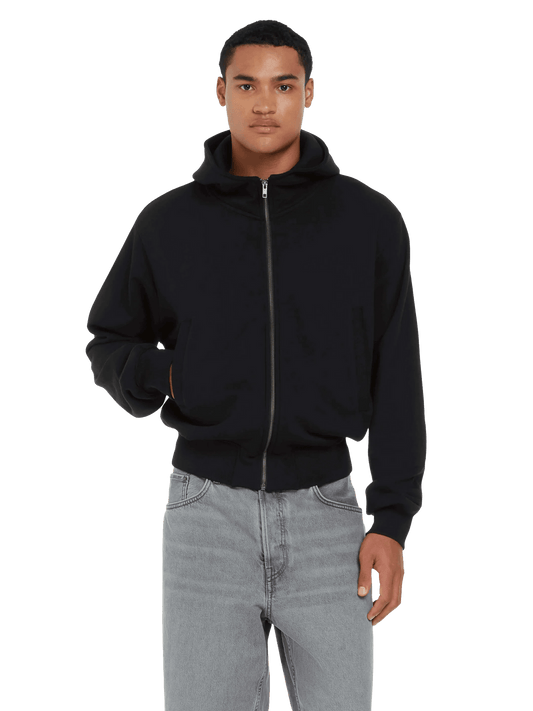 Organic Bomber Jacket Hoodie – Unisex - Bascora