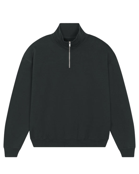 Organic Boxy Quarter Zip Sweatshirt | Bascora