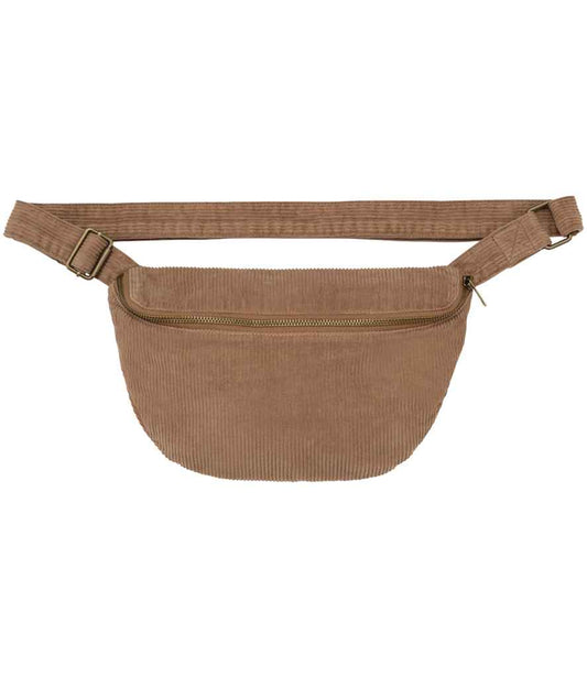 Organic Corduroy Faded Waist Bag - Bascora
