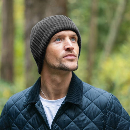 Organic Cotton Beanie – Black - Bascora