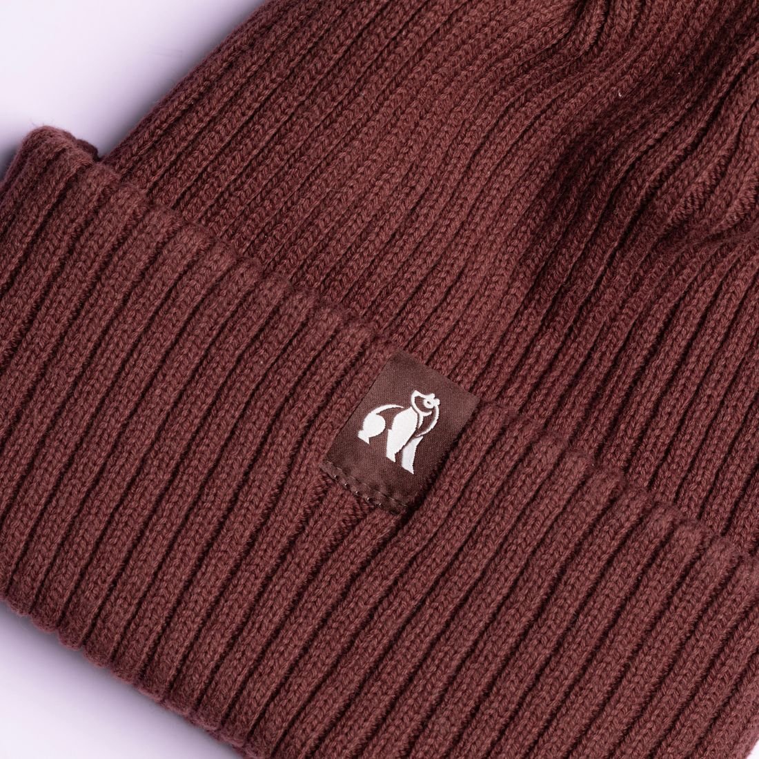 Organic Cotton Beanie – Burgundy - Bascora