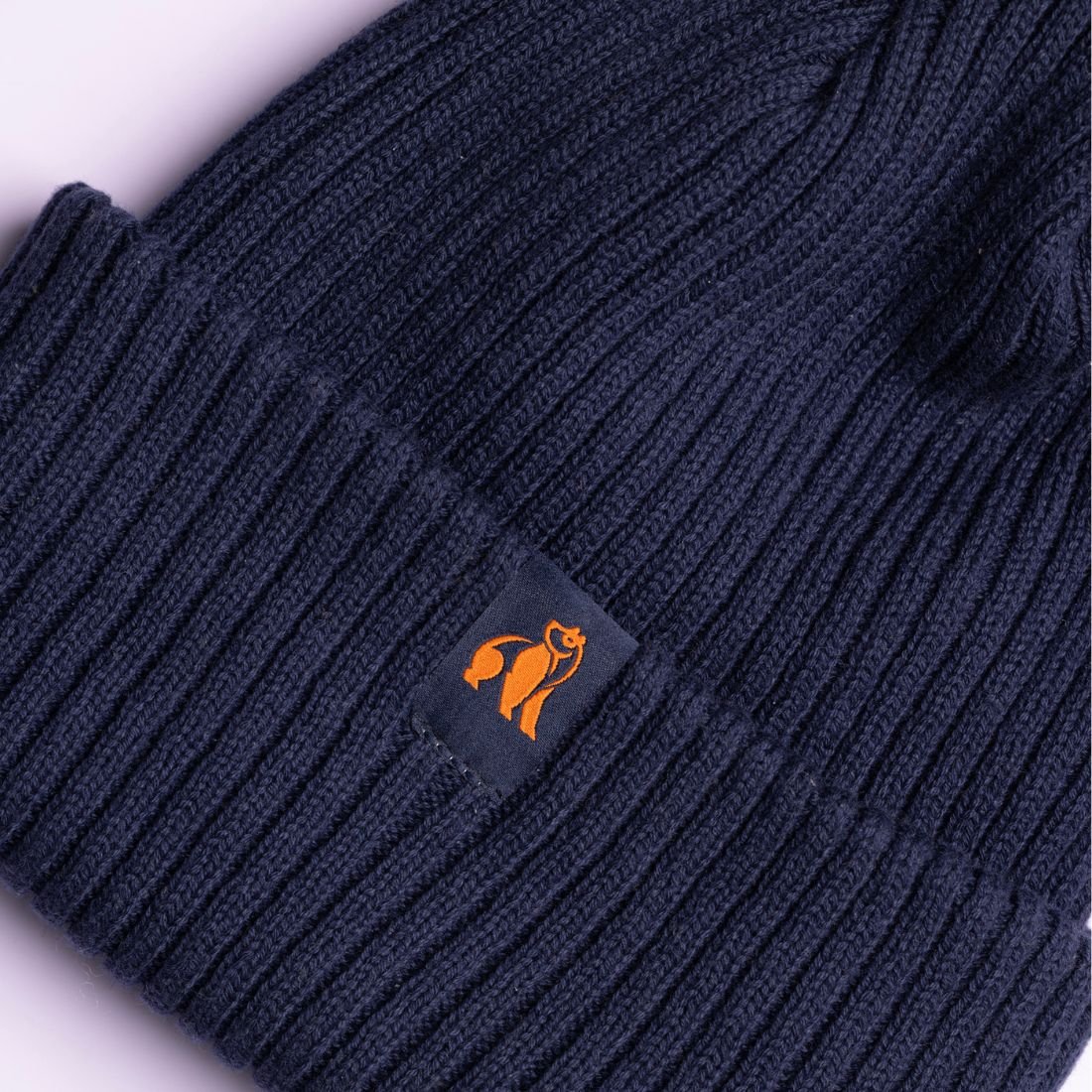 Organic Cotton Beanie – Navy - Bascora