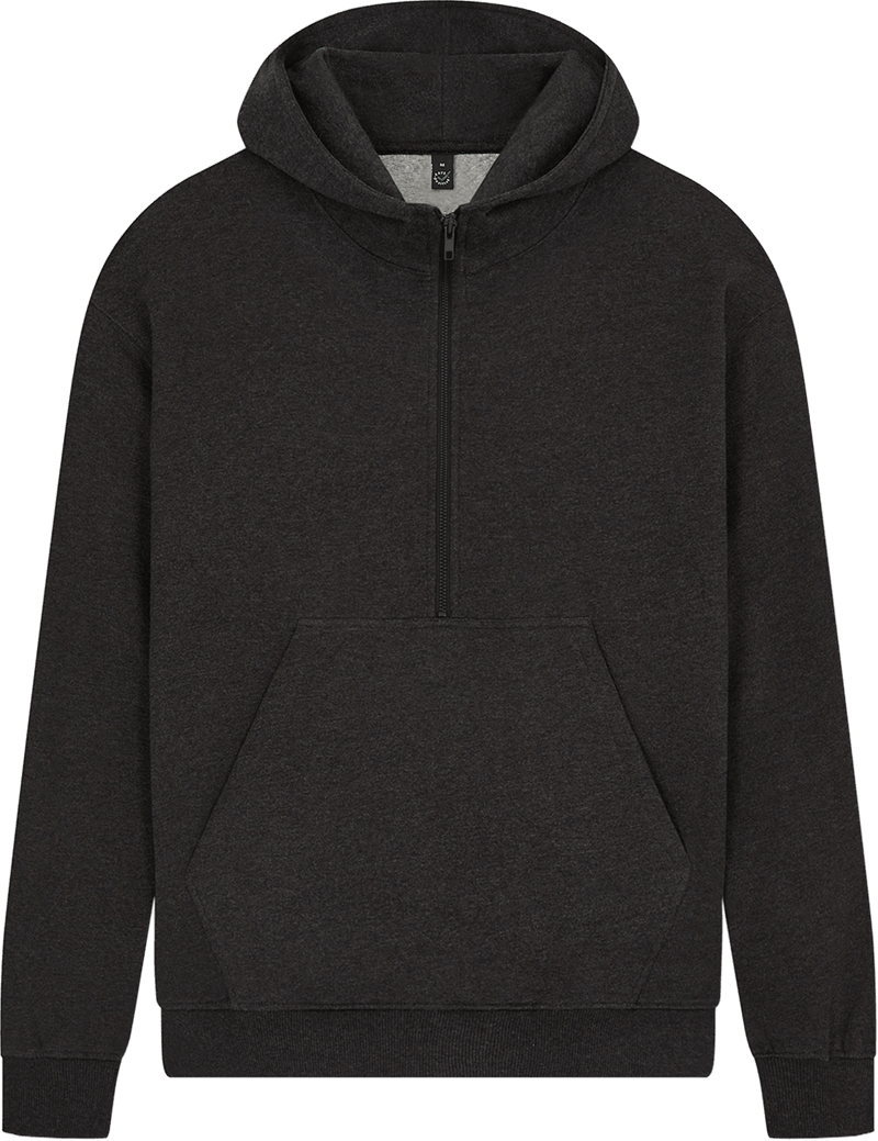 Organic Half Zip Hoodie - Unisex - Bascora