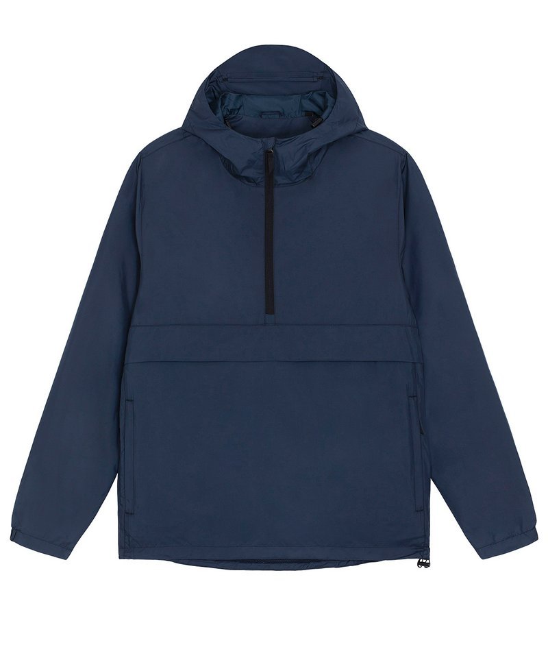 Recycled Polyester Zip Neck Anorak | Bascora
