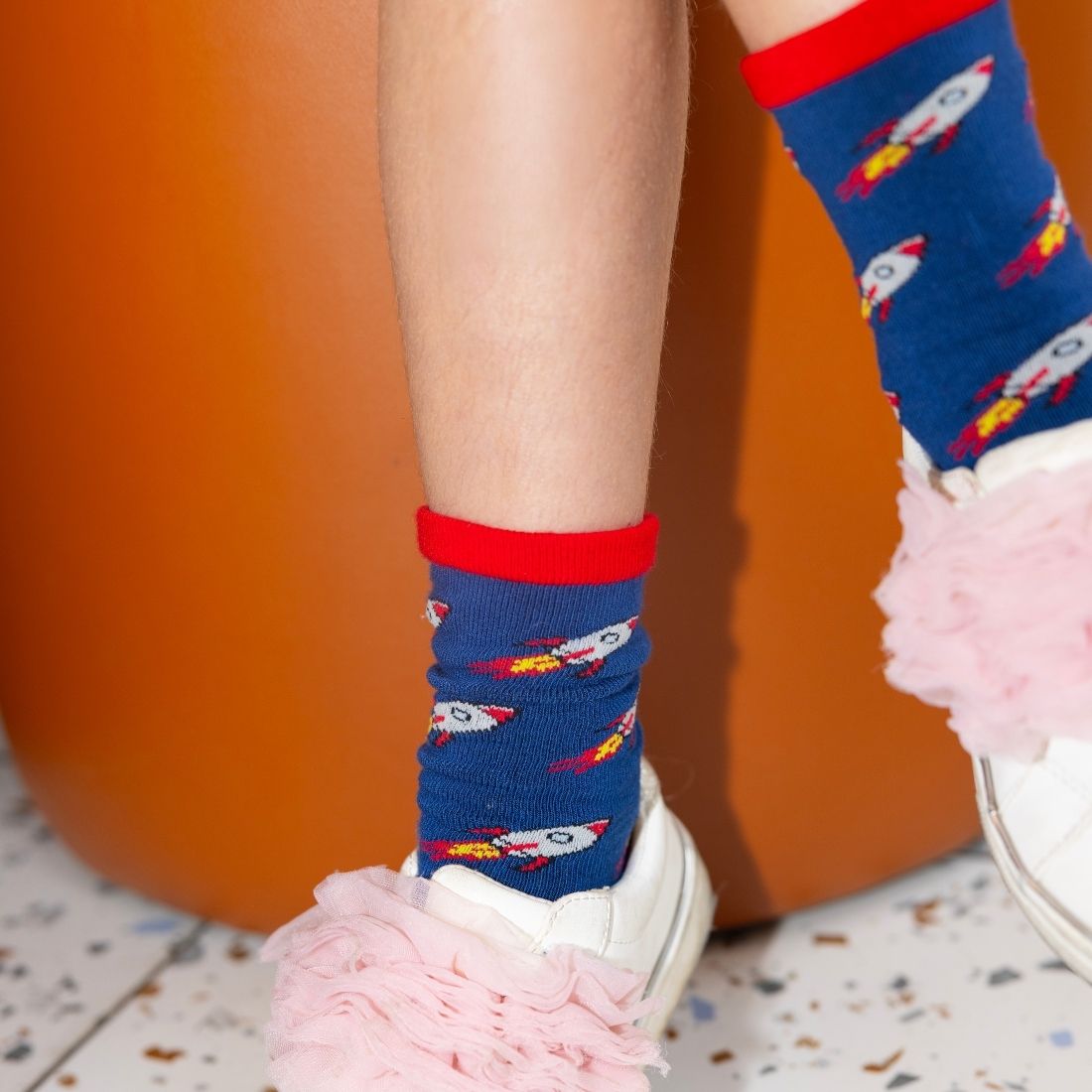 Rocket Matching Bamboo Socks – Adult & Child - Bascora