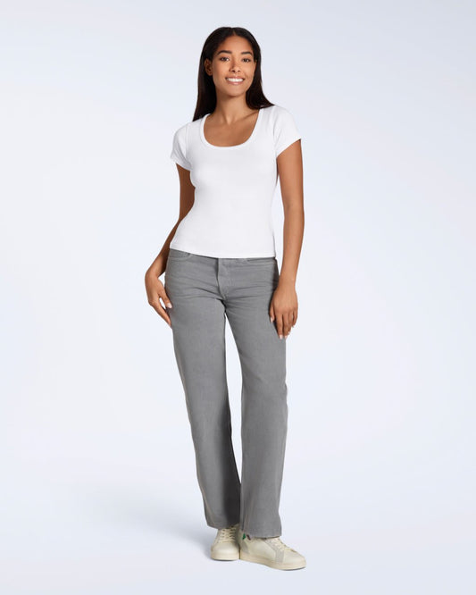 Scoop Neck Organic T-Shirt - Bascora