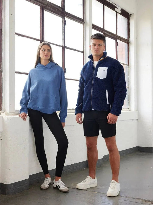 Sherpa Fleece – Dark Navy - Bascora