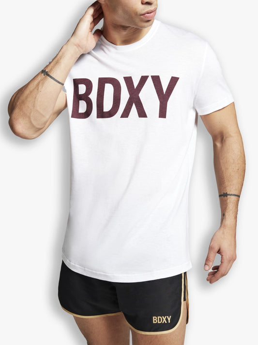 The Actor Logo T-shirt | White - Bascora