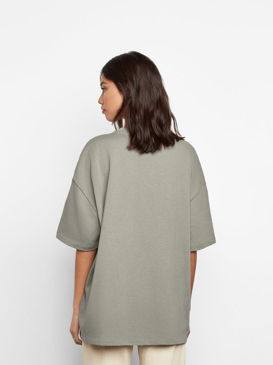 The Block T-shirt | Pebble - Bascora