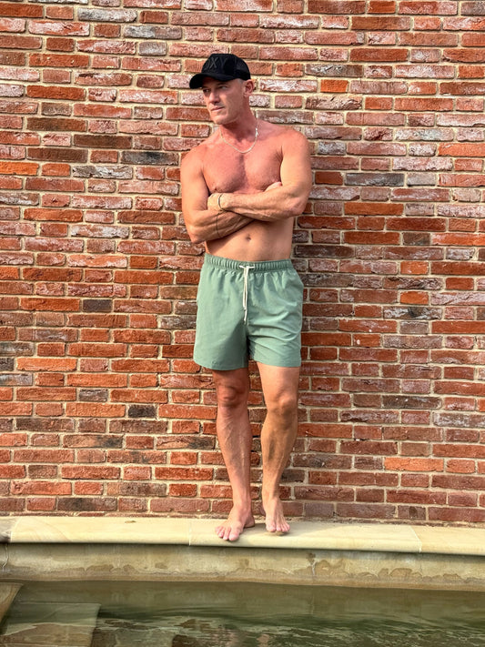 The Extra Swimshorts | Green - Bascora