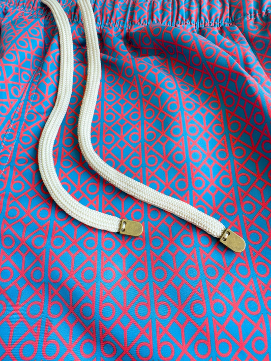 The Extra Swimshorts | Repeat Teal - Bascora