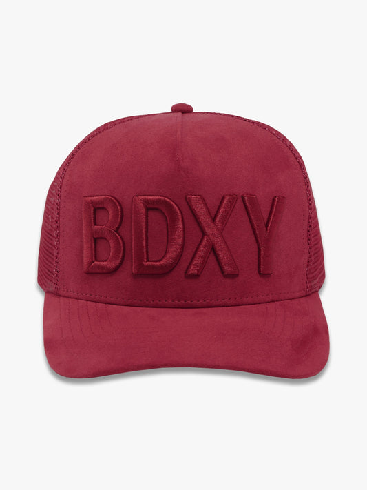 The Gaffer Trucker Cap | Burgundy - Bascora
