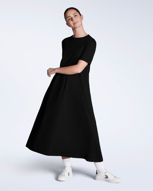 The Long Line T-Shirt Dress – Organic Cotton - Bascora