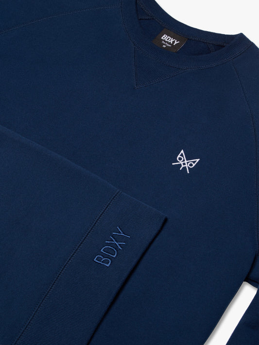 The Rigger Classic Sweater | Navy - Bascora