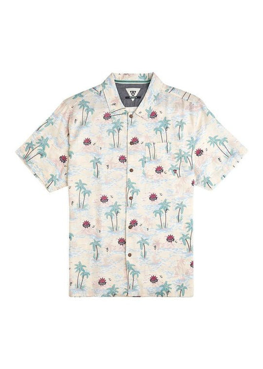 White Patterned shirt short sleeve