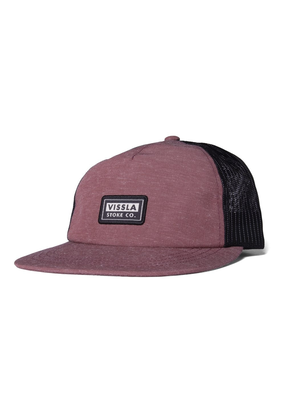 brown Vissla Lay Day Eco Trucker II Hat
