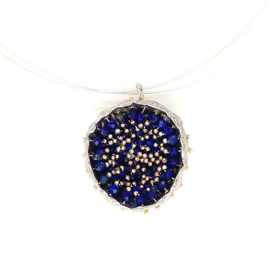Esin Akan Dance of Stamens Midi Necklace with Lapis Lazuli