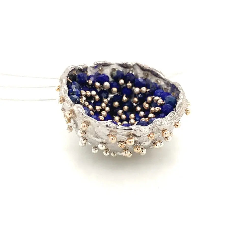 Esin Akan Dance of Stamens Midi Necklace with Lapis Lazuli