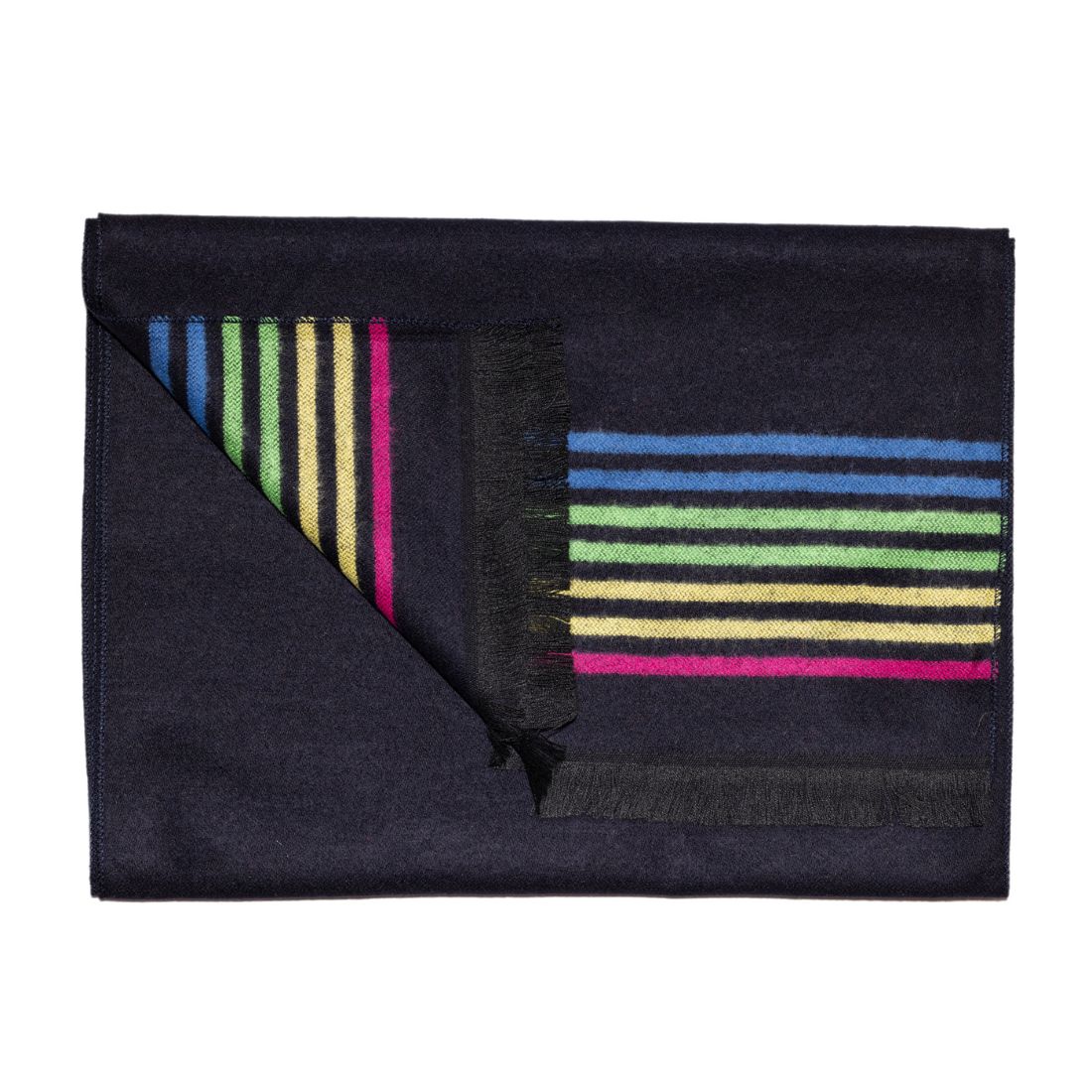 Swole Panda Black Fine Stripe Bamboo Scarf