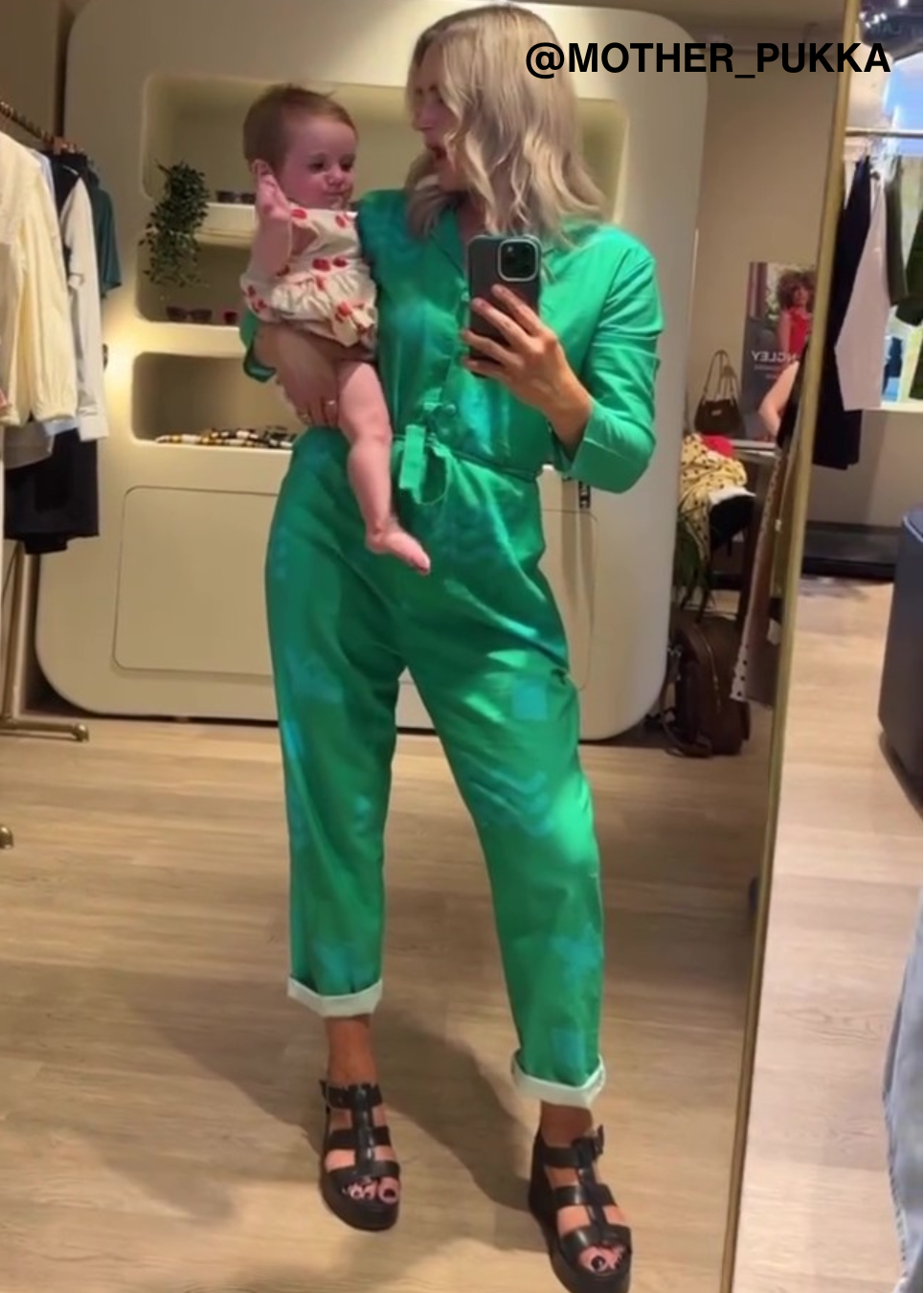 Wild Clouds Organic Cotton & Linen Jumpsuit