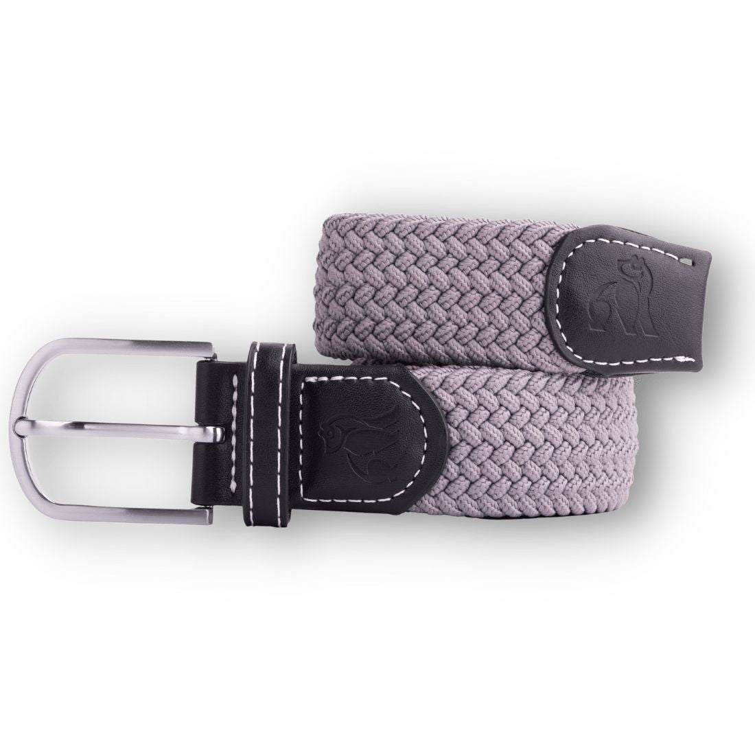 Swole Panda Woven Belt in Grey