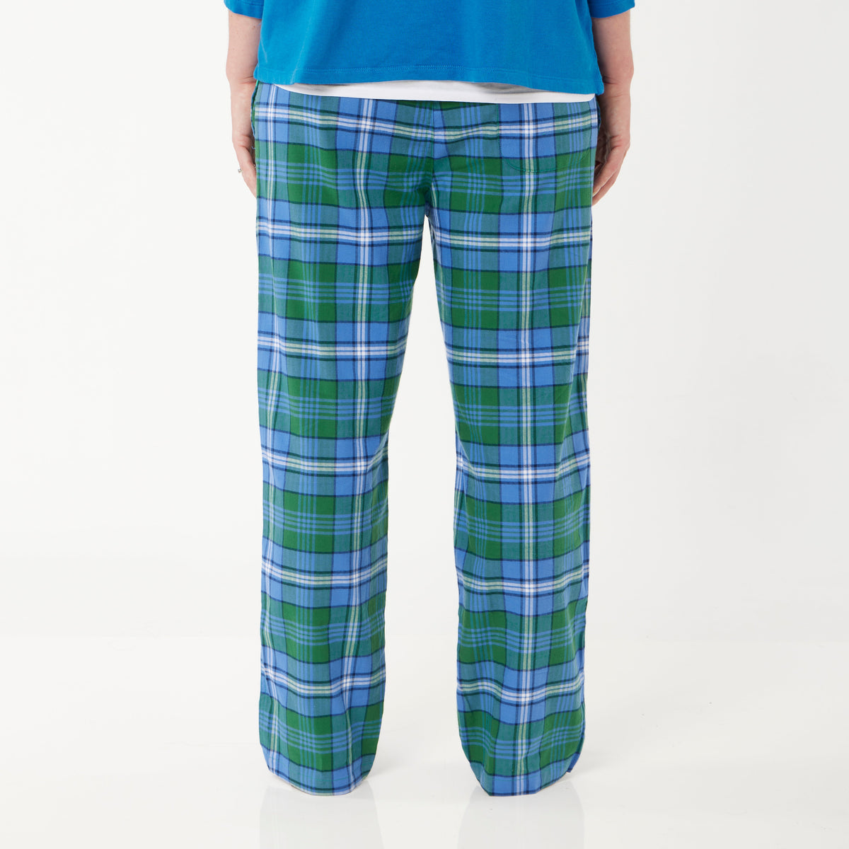 Loungers Organic Brushed Cotton Green Sea Turtle Trousers
