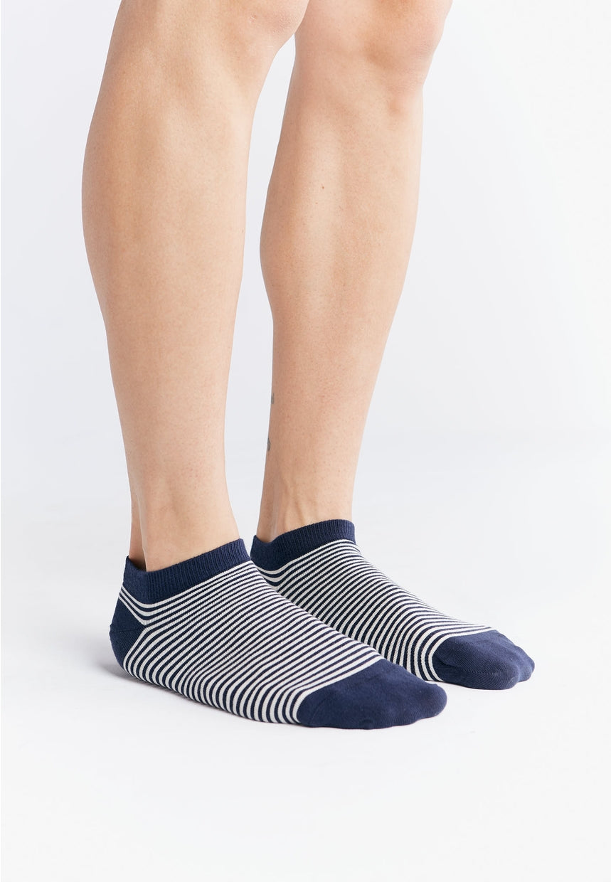 Earth Wardrobe Organic Cotton Trainer Socks: 6-Pack