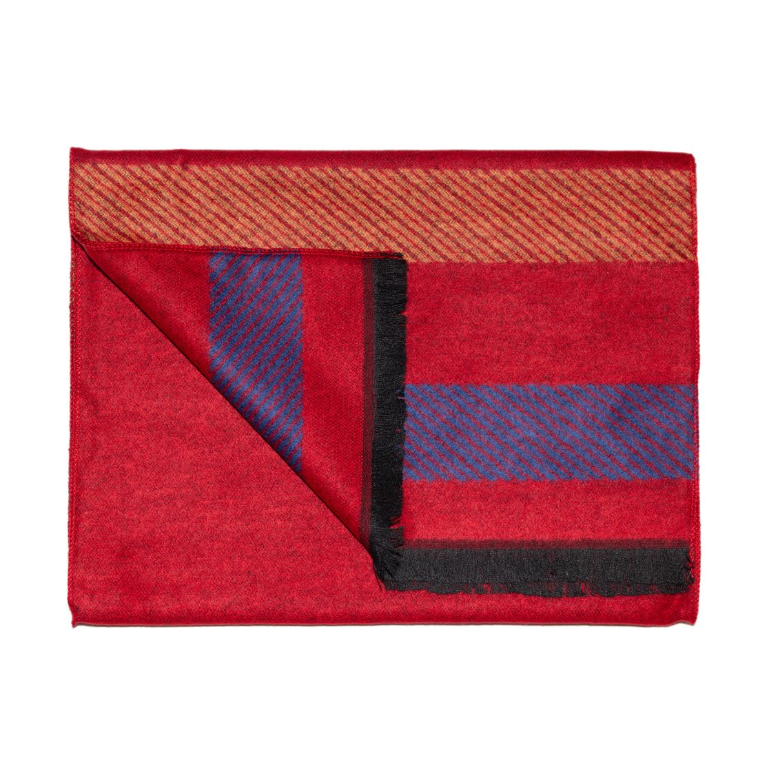 Swole Panda Red Stripe Bamboo Scarf