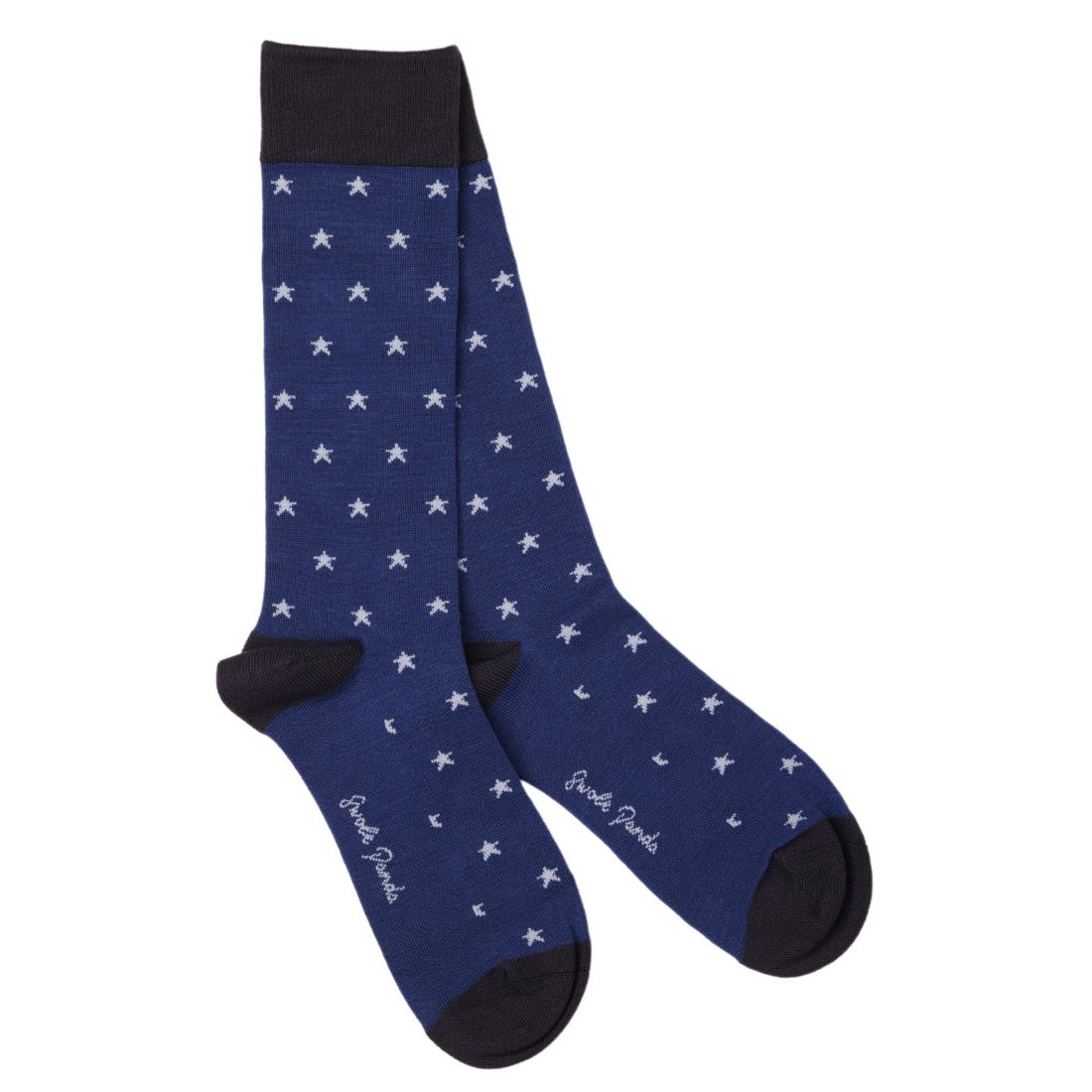 Swole Panda Star Christmas Bamboo Sock Gift Box — 1 Pair