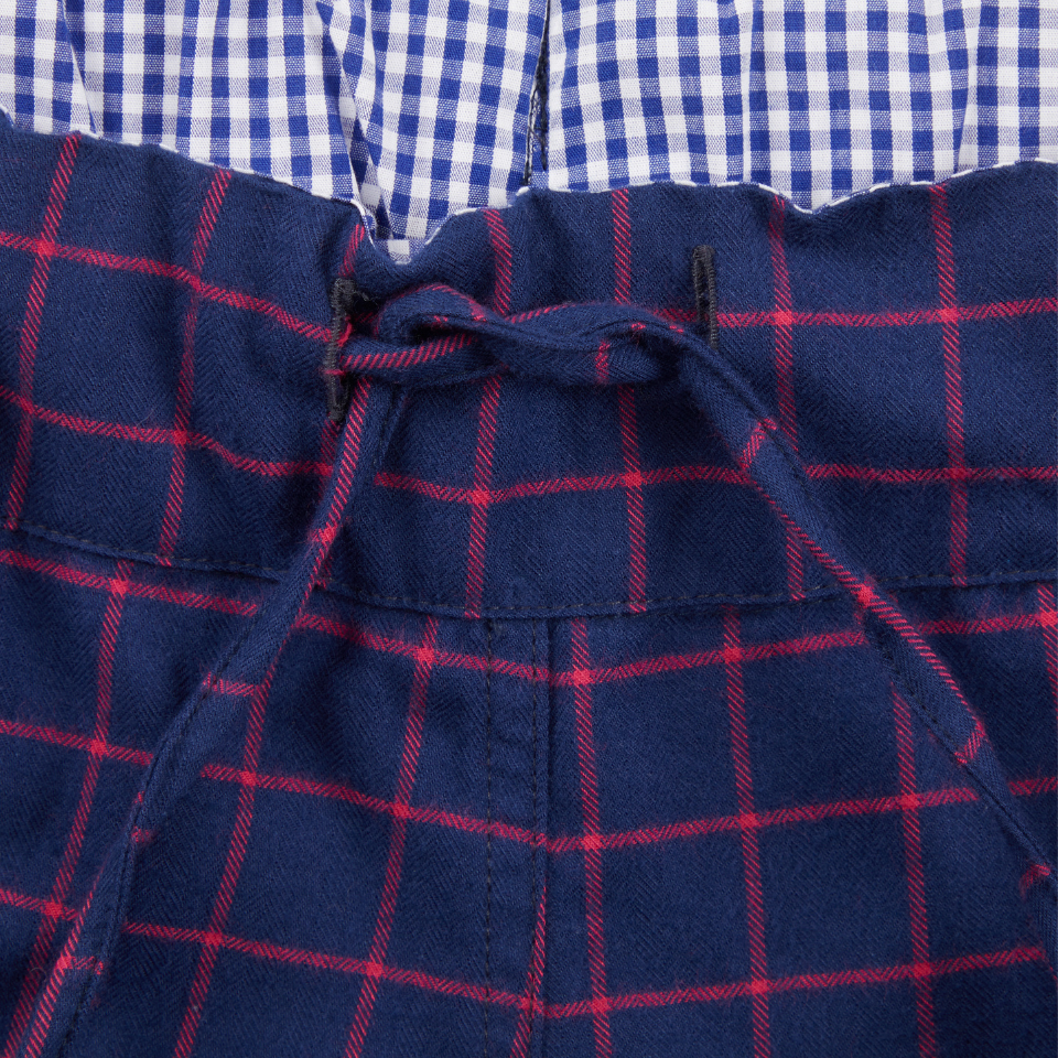 Loungers Atlantic Puffin Checked Lounge Shorts