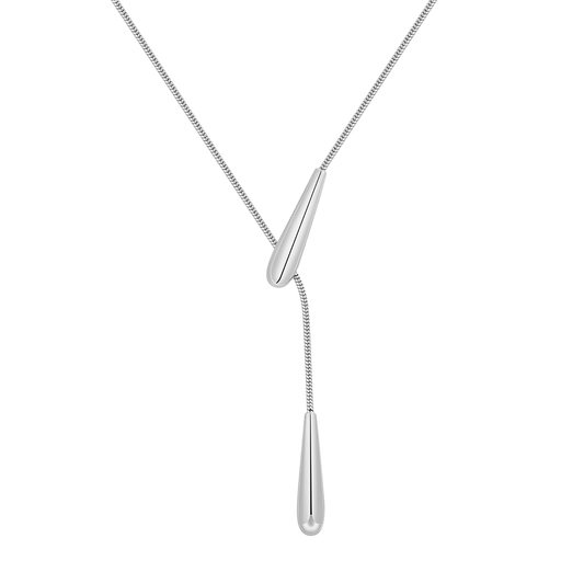 Savaé Design 18K Gold Raindrop Pendant Necklace