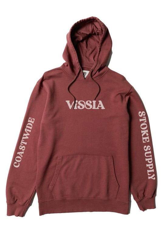 Vissla Coastal Eco Boys Pullover Hoodie in Picante