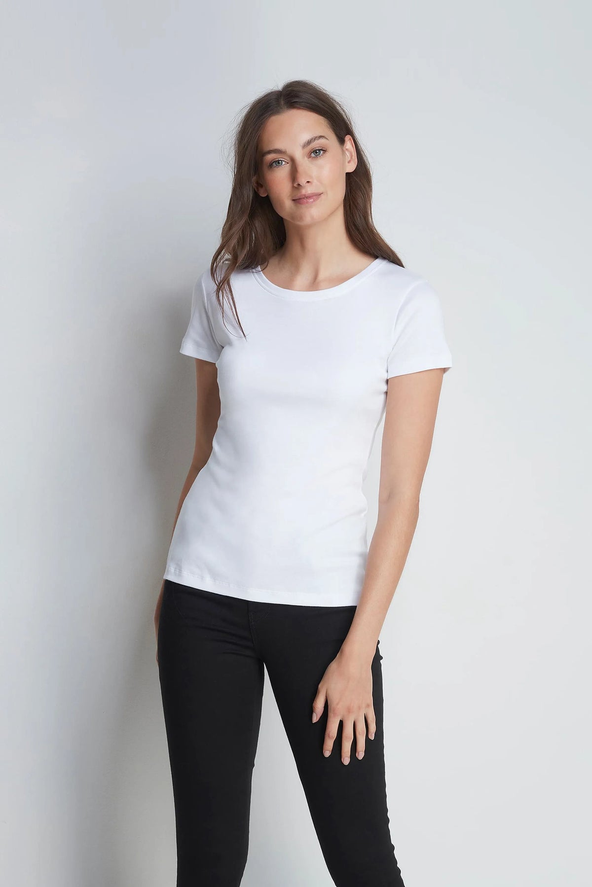 Lavender Hill Clothing Short Sleeve Crew Neck Cotton Modal T-Shirt