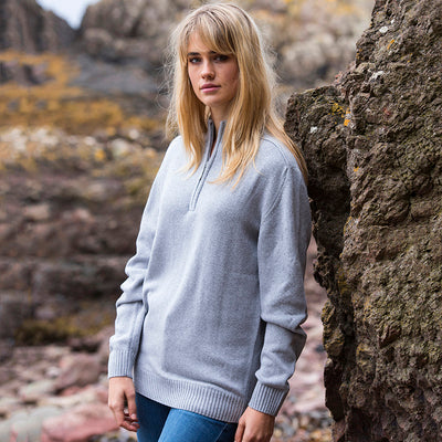 Quarter-Zip Recycled Sweatshirt