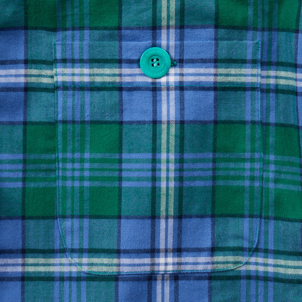 Loungers Organic Brushed Cotton Green Sea Turtle Trousers