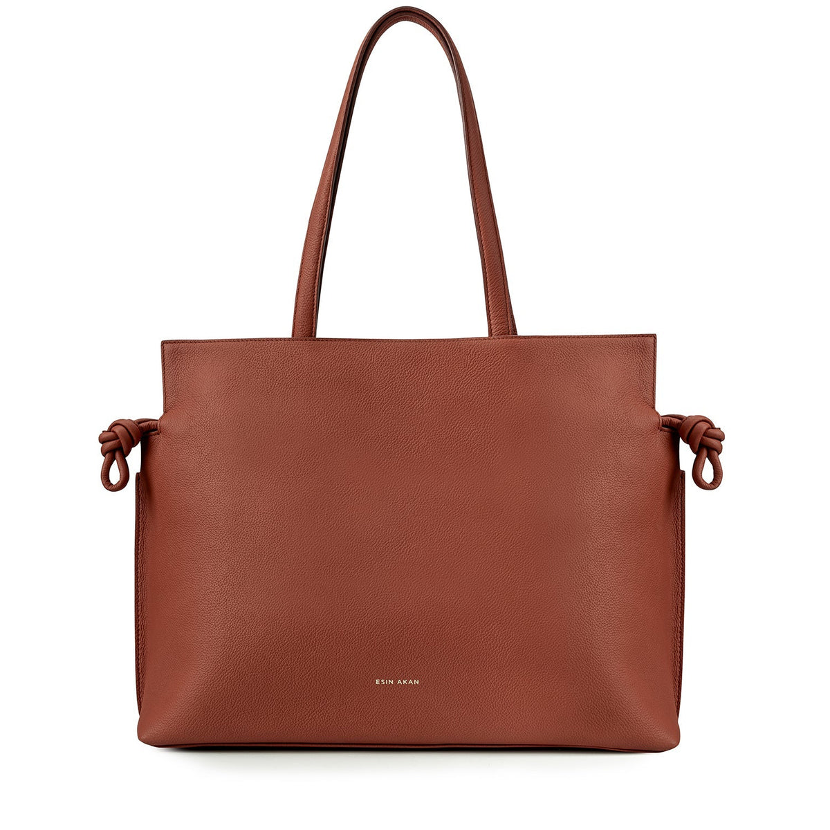 Esin Akan Large Emma Laptop Tote in Terracotta