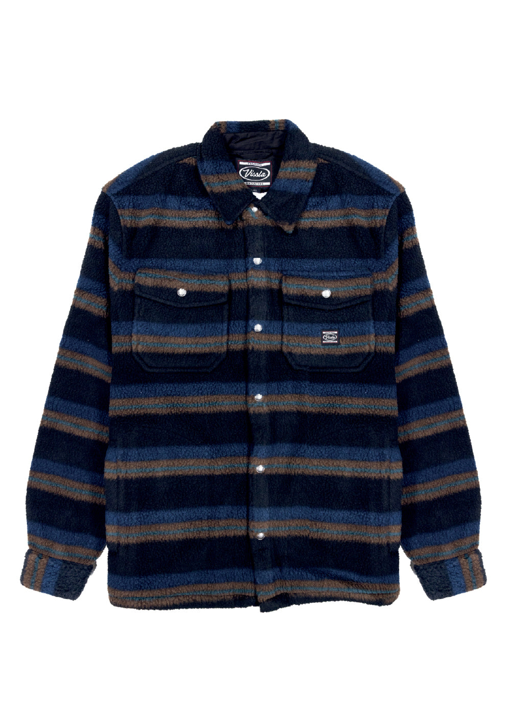 Vissla Peak Sherpa Overshirt in Black for Men