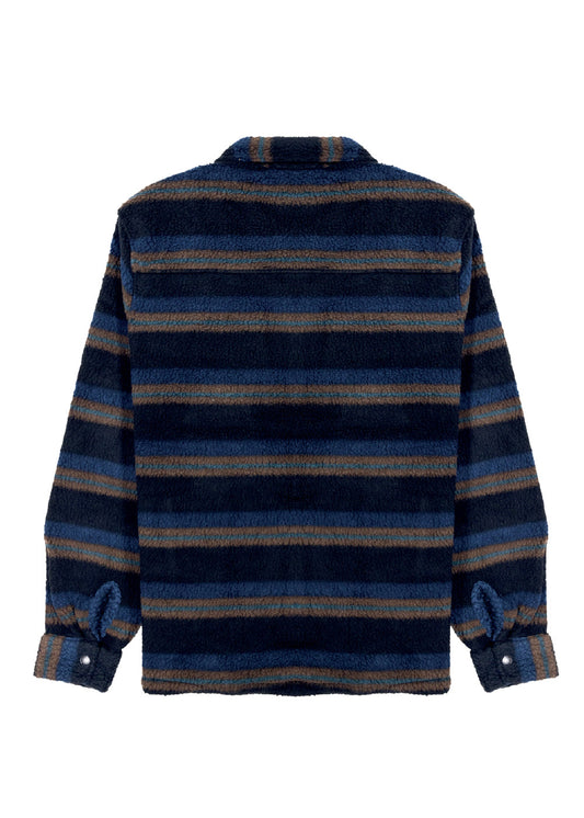 Vissla Peak Sherpa Overshirt in Black for Men