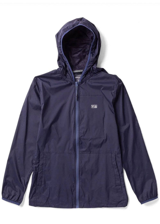Vissla x Mega Lab Eco Windbreaker in Dark Naval for Men