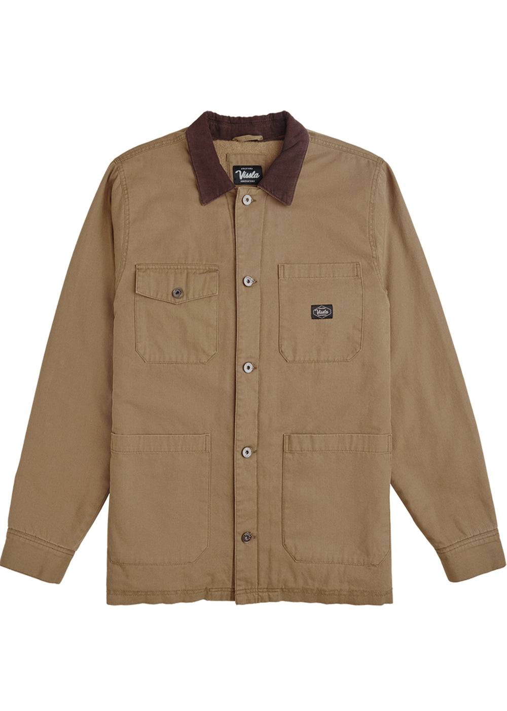 Vissla Peterson Water-Resistant Cotton Canvas Chore Coat for Men