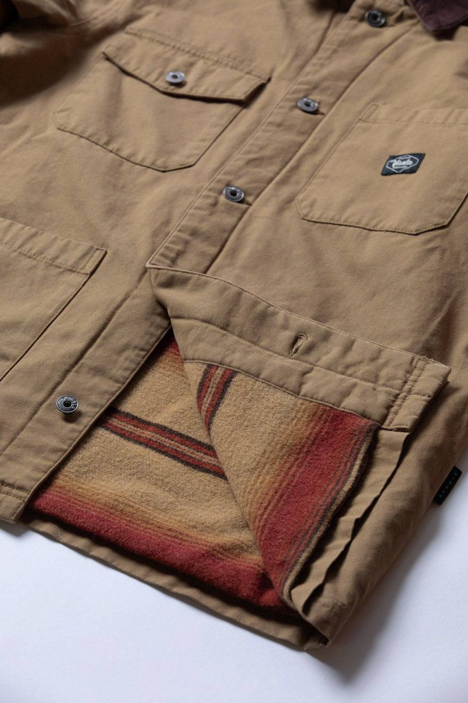 Vissla Peterson Water-Resistant Cotton Canvas Chore Coat for Men